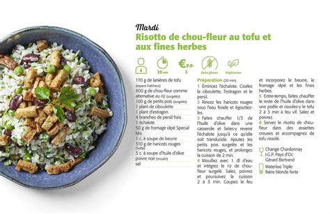 Promo Risotto De Chou Fleur Au Tofu Et Aux Fines Herbes Chez Colruyt