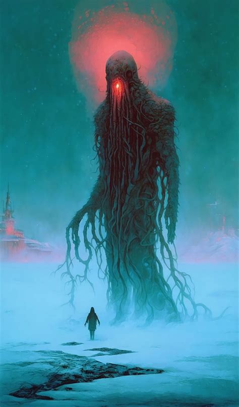 Arctic God Lovecraftian Horror Cosmic Horror Lovecraft Art