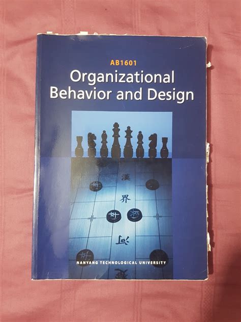 Organizational Behaviour Ntu Textbook Hobbies Toys Books