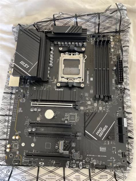 Msi Pro B P Wifi Am Atx Amd Motherboard Bent Pins