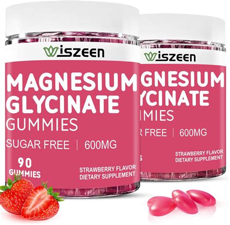 Amazon Magnesium Glycinate Gummies 400mg With L Threonate 200mg