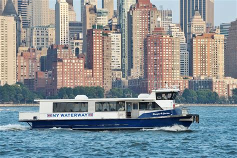 Ferry Boat On The Hudson River Editorial Stock Photo Image Of City