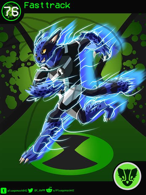 Ben 10 Reredesigned Aliens Fasttrack By Pluagemask042 On Deviantart