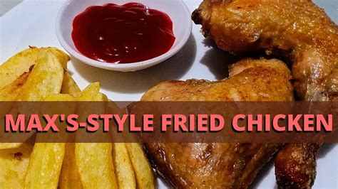 Max S Style Fried Chicken Recipe Neca S Kitchen Youtube