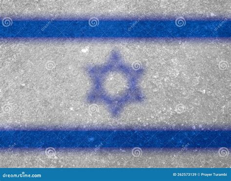 Israeli Flag Texture As A Background Stock Image Image Of Pattern Design 262573139