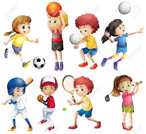 children playing sports clipart 10 free Cliparts | Download images on ...