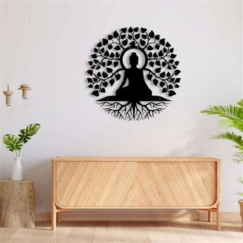 MDF 3D Metal Buddha Wall Hanging At Rs 350 Piece In Ahmedabad ID