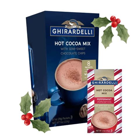 Ghirardelli Hot Chocolate Peppermint Cocoa For Office Breaks Walmart Business Supplies