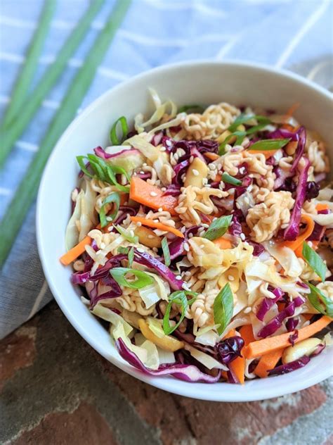 Vegan Ramen Noodle Salad Recipe The Herbeevore