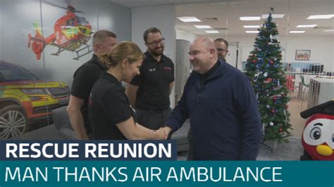 A Crash Survivor Meets The Thames Valley Air Ambulance Crew Who Helped