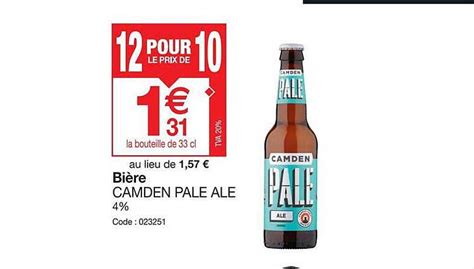 Promo Bière Camden Pale Ale Chez Promocash Icataloguefr