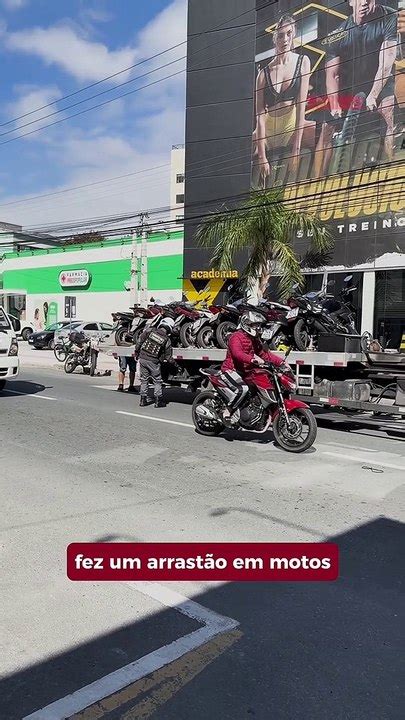 Codetran Faz Arrast O De Motos Estacionadas Em Local Irregular V Deo