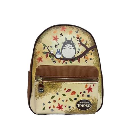 Nwt Studio Ghibli My Neighbor Totoro Fall Leaves Mini Backpack In