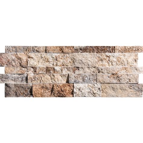 Scabos Travertine Split Face Wall Panel Ceramistone