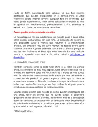 Tratamientos Para Quedar Embarazada Pdf