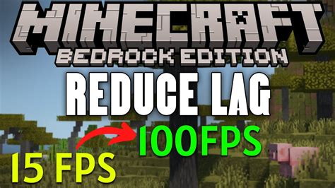 How To Reduce Lag In Minecraft Bedrock Fps Boost Youtube