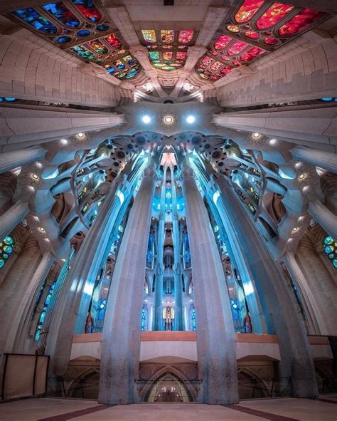 Interior of Gaudi Sagrada Familia, Barcelona : r/architecture