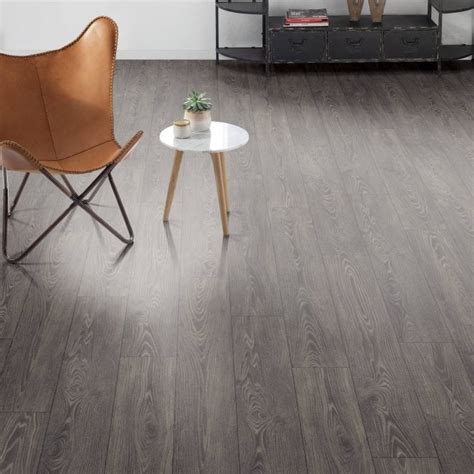 Wood Grain 8mm Black Smoked Oak Ac3 Laminate Flooring Dfd