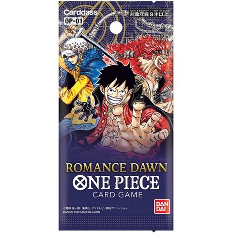 One Piece TCG Romance Dawn OP 01 Booster Pack 811039038199