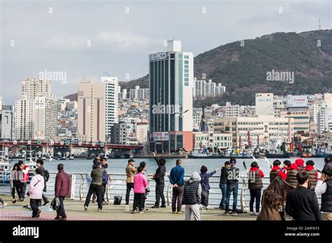 View at the skyline of Busan Stock Photo - Alamy