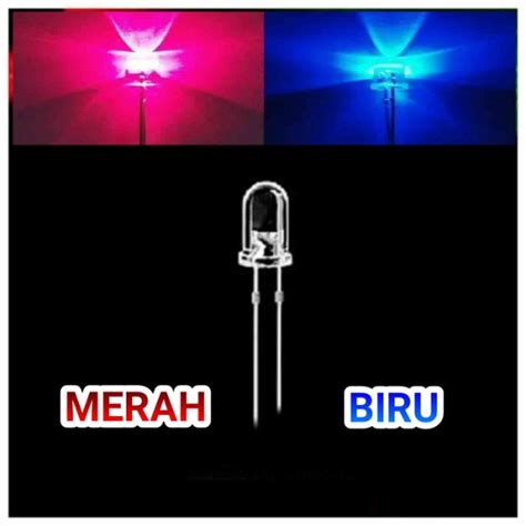 Jual Lampu Led Kedip Berubah Warna Merah Biru Led 5mm Superbright 5 Mm