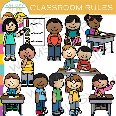 Classroom Rules Clip Art Images And Illustrations Whimsy Clips