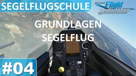 Segelflugschule E04 Grundlegende Schritte Zum Umgang Mit Einem