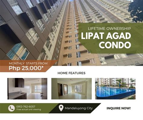 Move In Now 1 2br Condo Rent To Own Pioneer Mandaluyong Edsa Boni