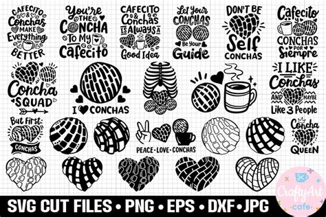 Conchas Svg Png Bundle Cricut