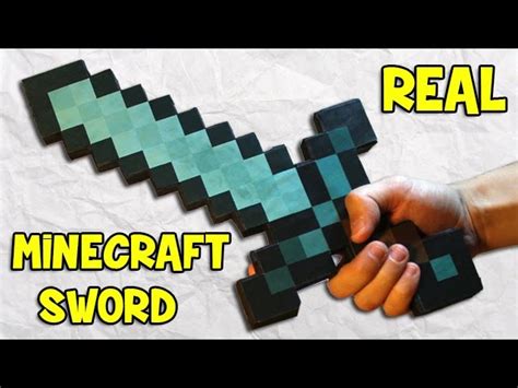 Minecraft Papercraft Iron Sword