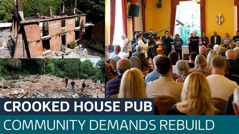 Community demands historic Crooked House pub is rebuilt - Latest From ITV News