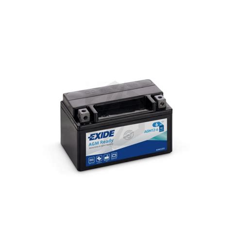 Batterie Moto Exide Agm12 6 Ytx7a Bs 12v 6ah 90a