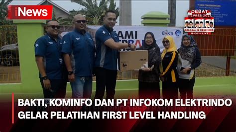 Pt Infokom Elektrindo Gelar Pelatihan First Level Handling Di Tanggamus