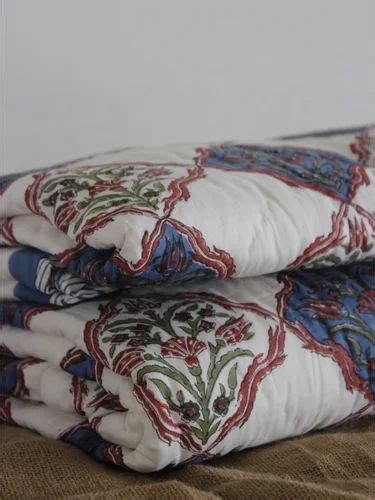 Indian Block Print Cotton Quilts at Rs 2500 | Cotton Quilt in Jaipur ...