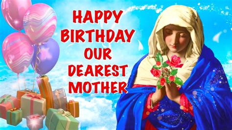 Happy Birthday Our Dearest Mother Mama Mary September 8 Youtube