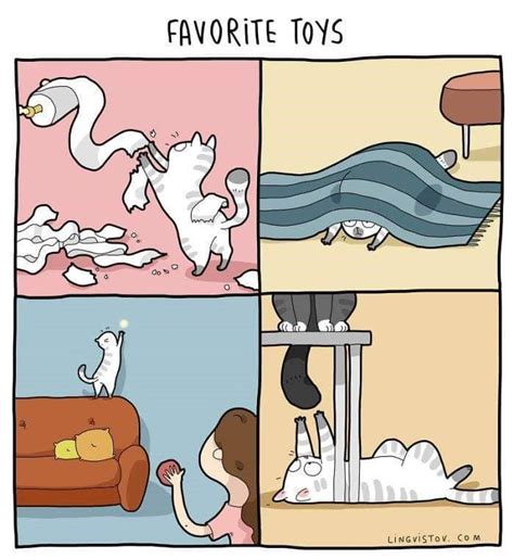 Relatable Cat Comics For Feline Owners And Appreciators Cat Comics Cat