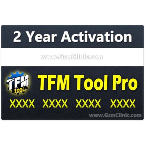 Tfm Tool Pro Year Activation