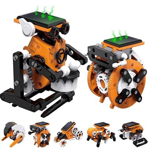 7 In 1 Stem Solar Robot Plastic Dyi Assembly Kit