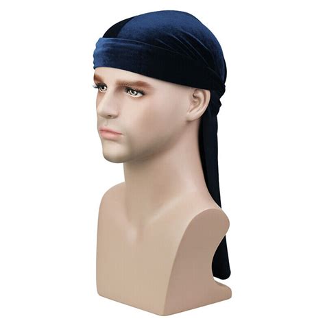 Velvet Durag Silky Headwrap Hat Cap Unisex Premium Du Doo Rag Wave