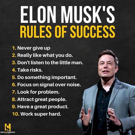 Elon Musks Rules Of Success Quotes To Live By Personal Finance