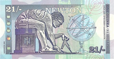 Guinea Shillings Isaac Newton Reino Unido Numista