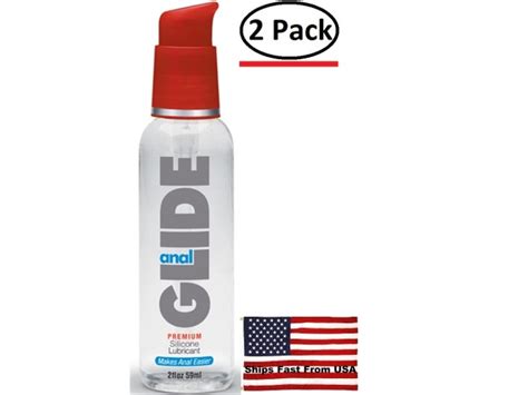 2 Pack Anal Glide Silicone Lubricant 2 Oz Pump Bottle Stacksocial