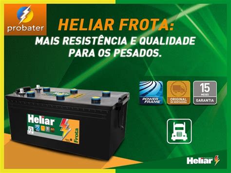 Bateria Heliar 150ah Rtv150td Para Caminhão Nova Na Probater R 999