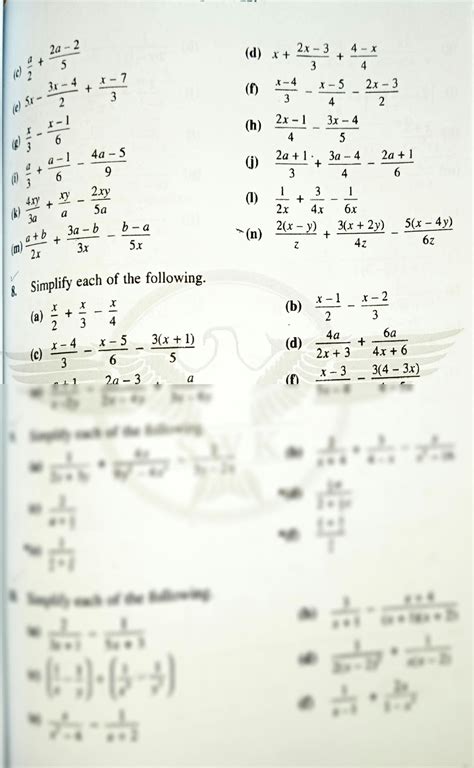 Solution Algebraic Manipulation Formulae Mathematics Practice