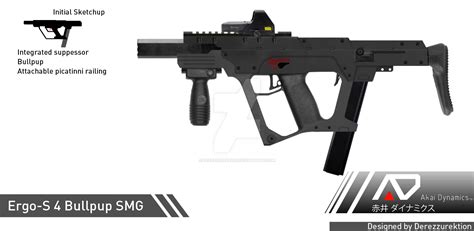 Akai Dynamics Ergo S Bullpup SMG by DeRezzurektion on DeviantArt