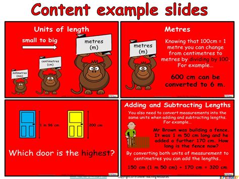 Units Of Length Year 3 Powerpoint Presentation And Worksheets