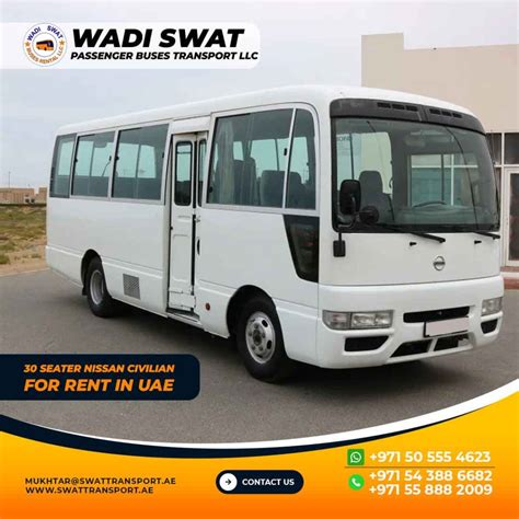 Explore The Nissan Civilian 30 Seater Bus Rental Wadi Swat Bus Rental