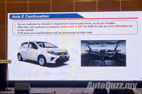 Kosong Spec Perodua Axia E Manual Lives On Price And Specs To Be