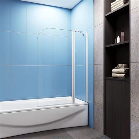 180 Pivot 1000x1400mm Shower Bath Screen Over 5mm Glass Door Panel