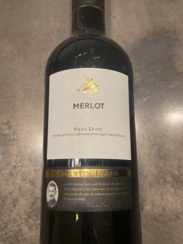 Les Celliers Du Prieure Valentin Fleur Merlot Vivino Us